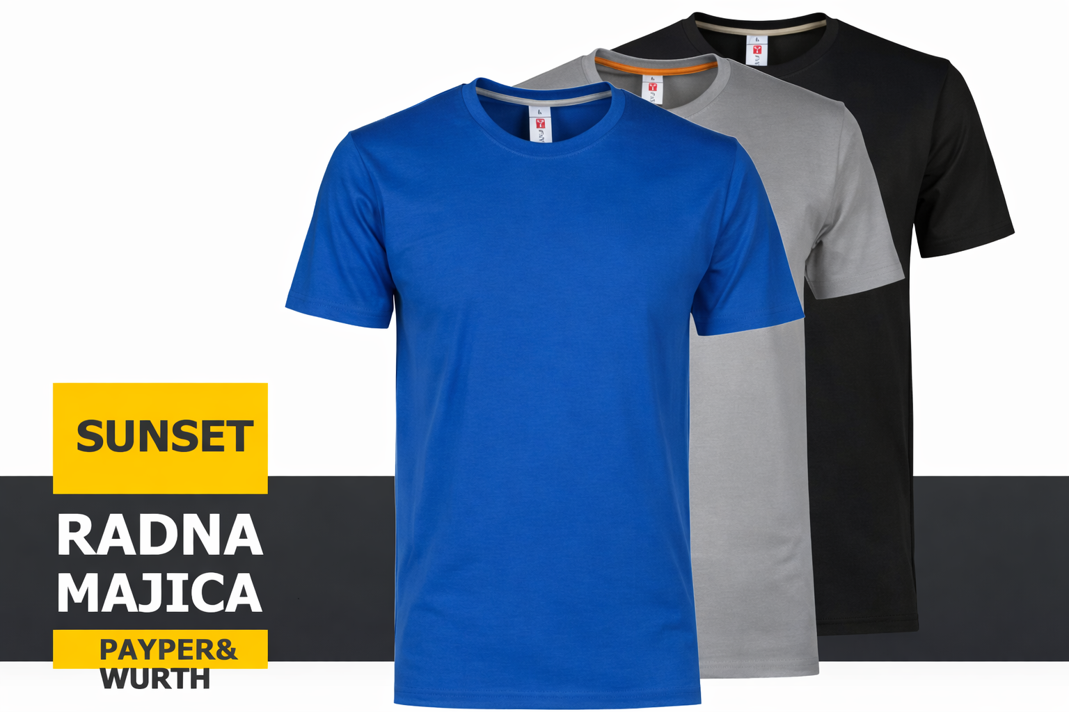RADNA MAJICA T.K.R 100% PAMUK M-3XL PYPER& WURTH