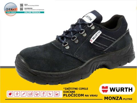 RADNE ZAŠTITNE CIPELE PLITKE 39-47 MONZA WURTH