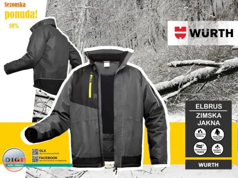 RADNA JAKNA ZIMSKA VODOOTPORNA ELBRUS WURTH