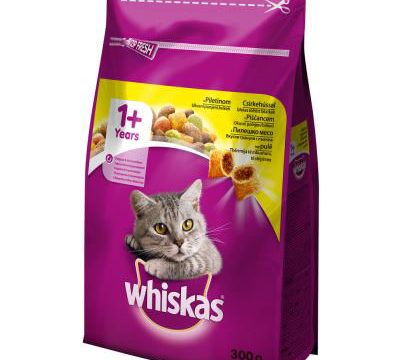 HRANA ZA MAČKE DRY CHICKEN 300g WHISKAS