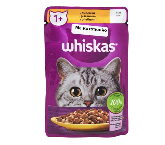 HRANA ZA MAČKE POUCH PILETINA 85g WHISKAS