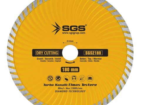 REZNA DIJAMANTNA PLOČA ZA BETON FI115 TURBO SGS TOOLS