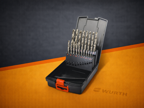 SET BORERA ZA METAL 19/1 RED LINE WURTH