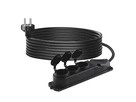 PRODUŽNI KABAL 3X2,5/ 5 MET -SA UTIKAČEM TRI OTVORA SGS TOOLS