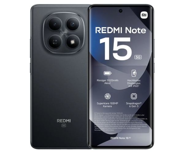 XIAOMI REDMI NOTE 15 5G 8/256 GB 108 MPX 5520 MAH