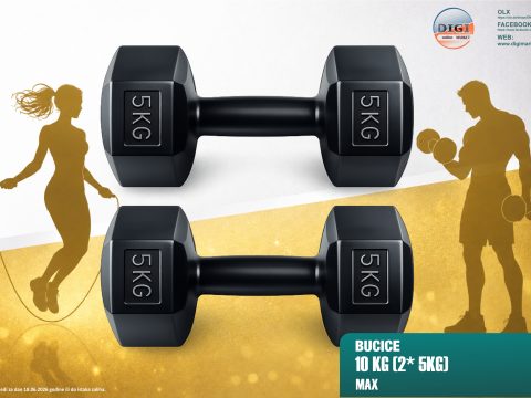SET TEGOVA BUČICA 10KG (2* 5KG) MAX