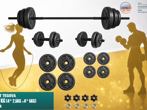 SET TEGOVA 35-85KG (2* KRATKA, 1* DUAG ŠIPKA) MAX