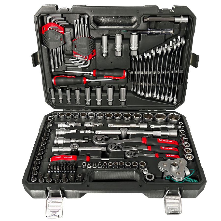 SET ALATA ZA AUTOMEHANIČARE 134DJL REDSTRIPE WURTH